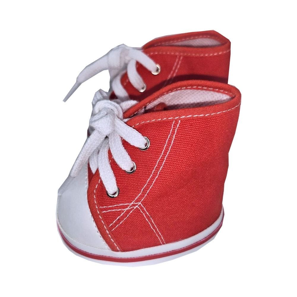 accessoire chaussures rouge converse sneaker pour peluche