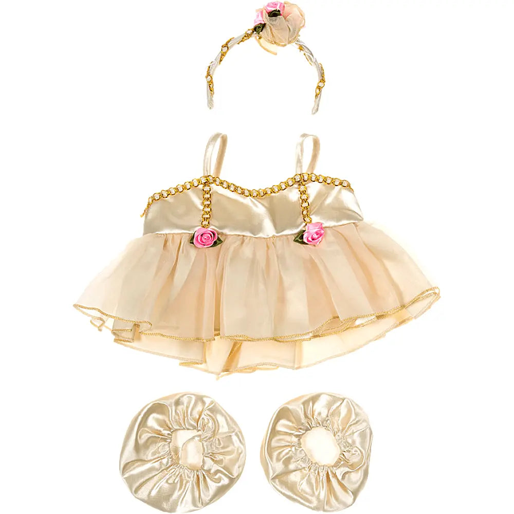 Tenue de Ballerine Dorée pour peluche