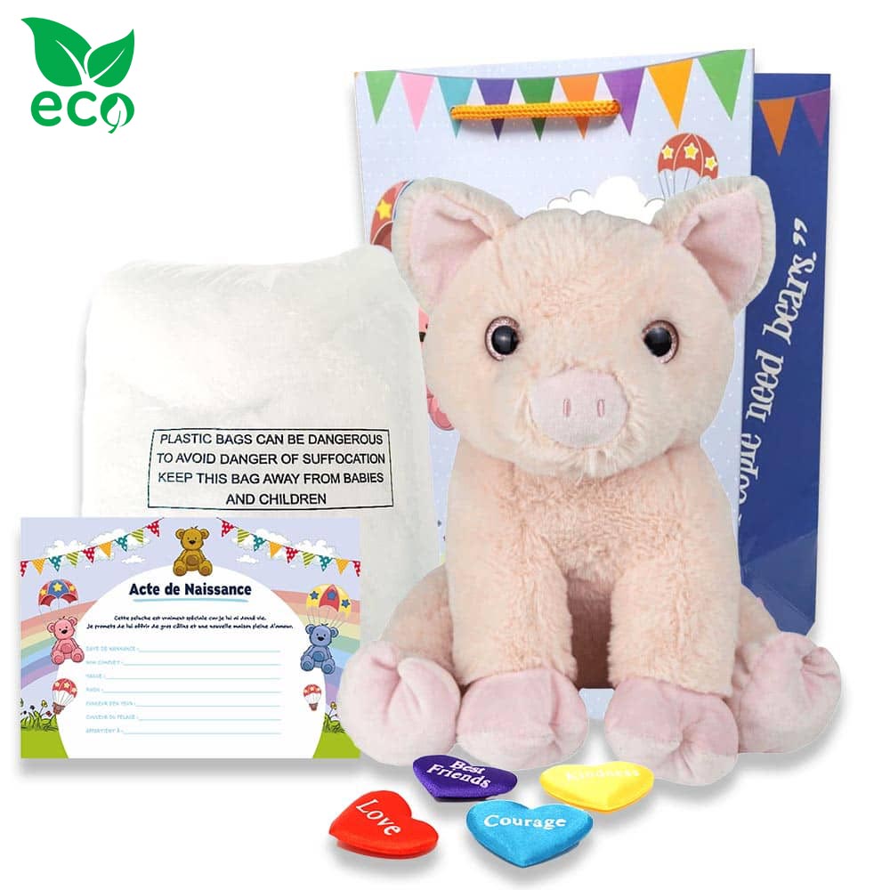 Coffret Peluche Cochon ECO