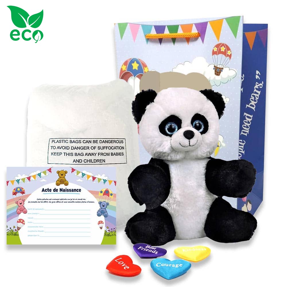 Kit Peluche Complet Panda ECO