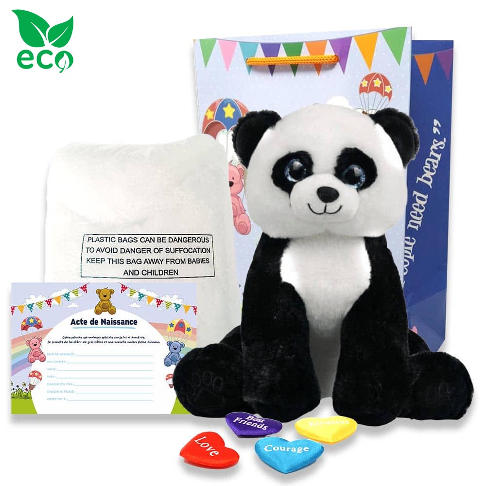 Kit Peluche Complet Panda ECO