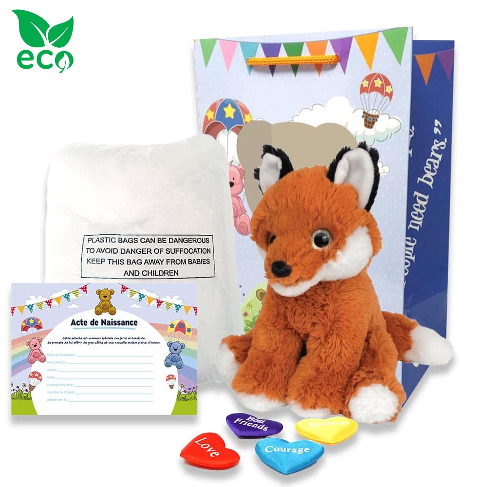 Coffret pour créer sa petite peluche Renard ECO