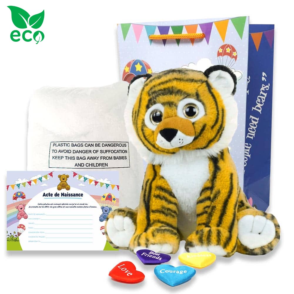 Coffret pour créer sa Peluche Tigre ECO