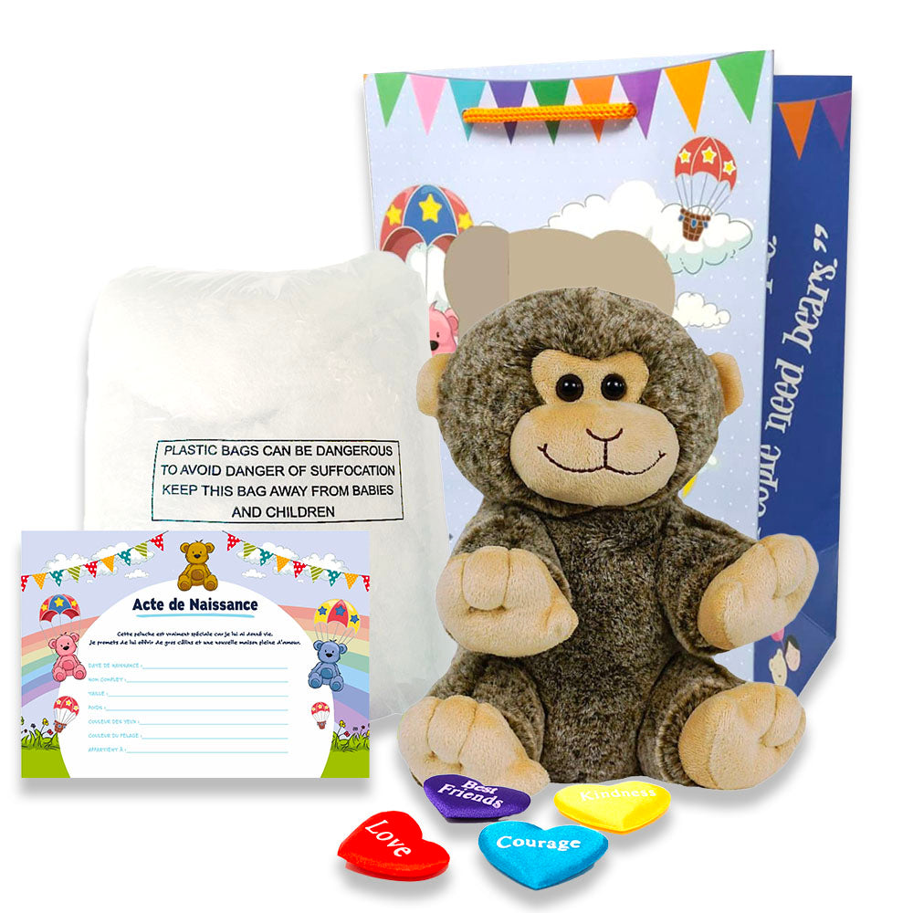Coffret Peluche Singe