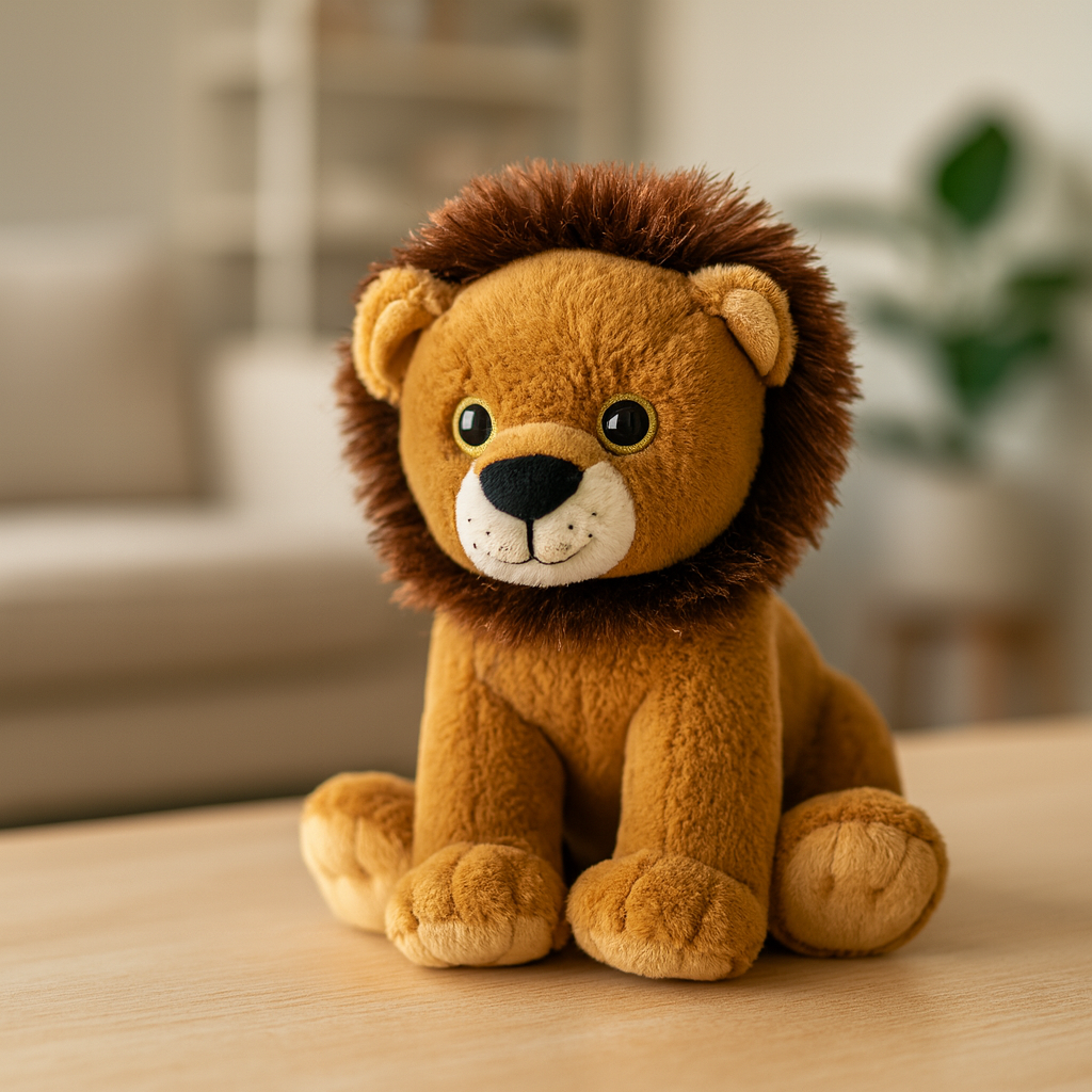 Coffret Peluche Lion ECO