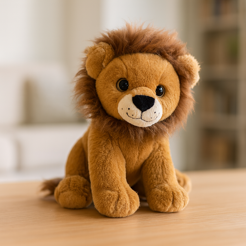 Coffret Peluche Lion ECO