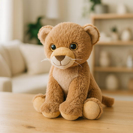 Coffret Peluche Lionceau ECO