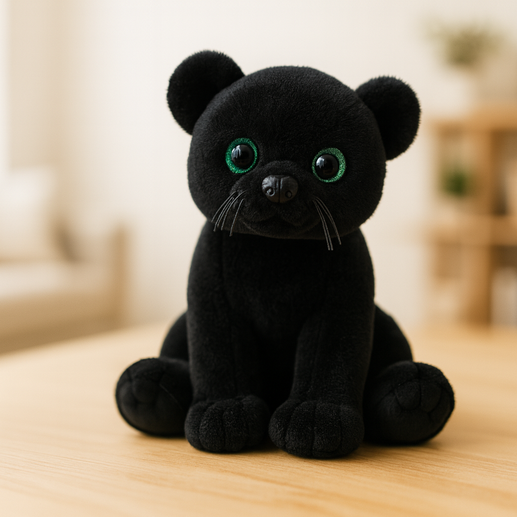 Coffret Peluche Panthère Noire ECO