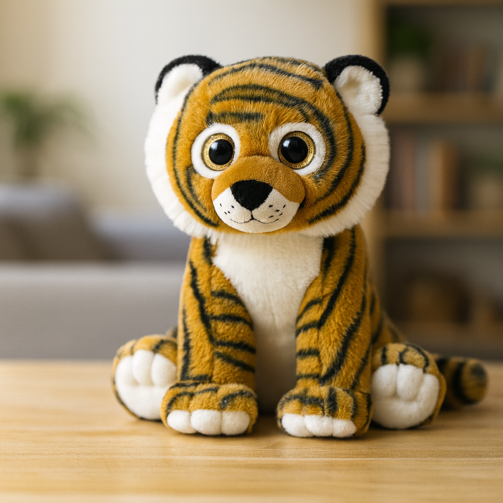 Coffret Peluche Tigre ECO