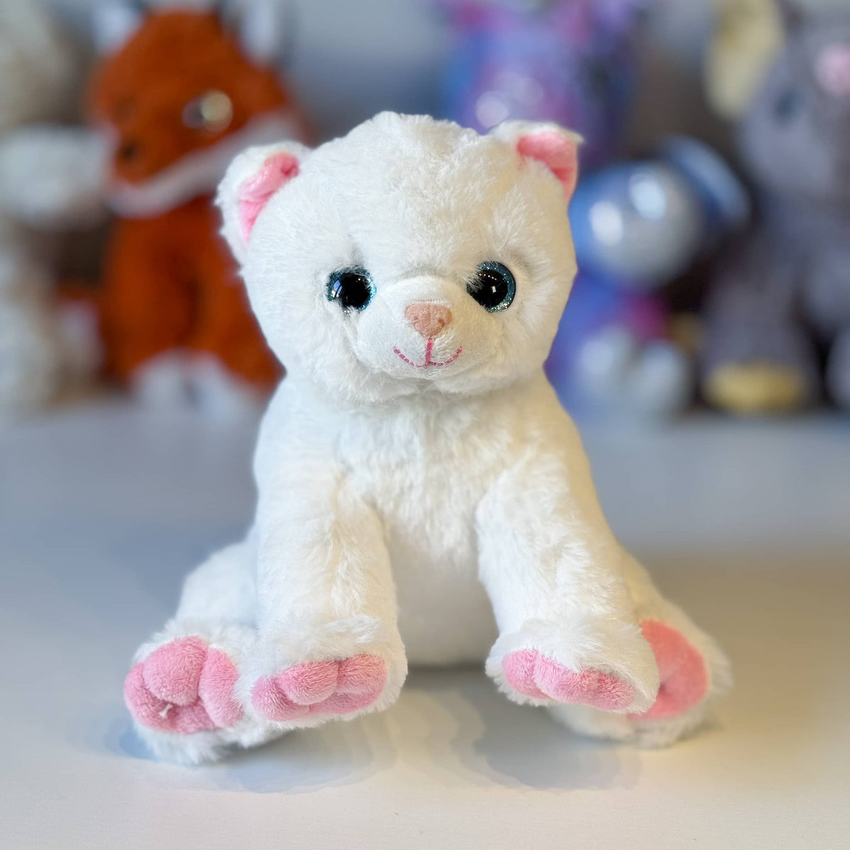 peluche chat blanc à créer