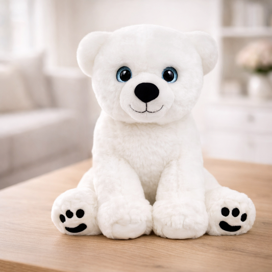 Coffret Peluche à Créer - Ours Blanc ECO