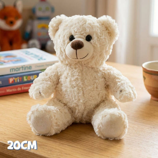 petite peluche ours crême
