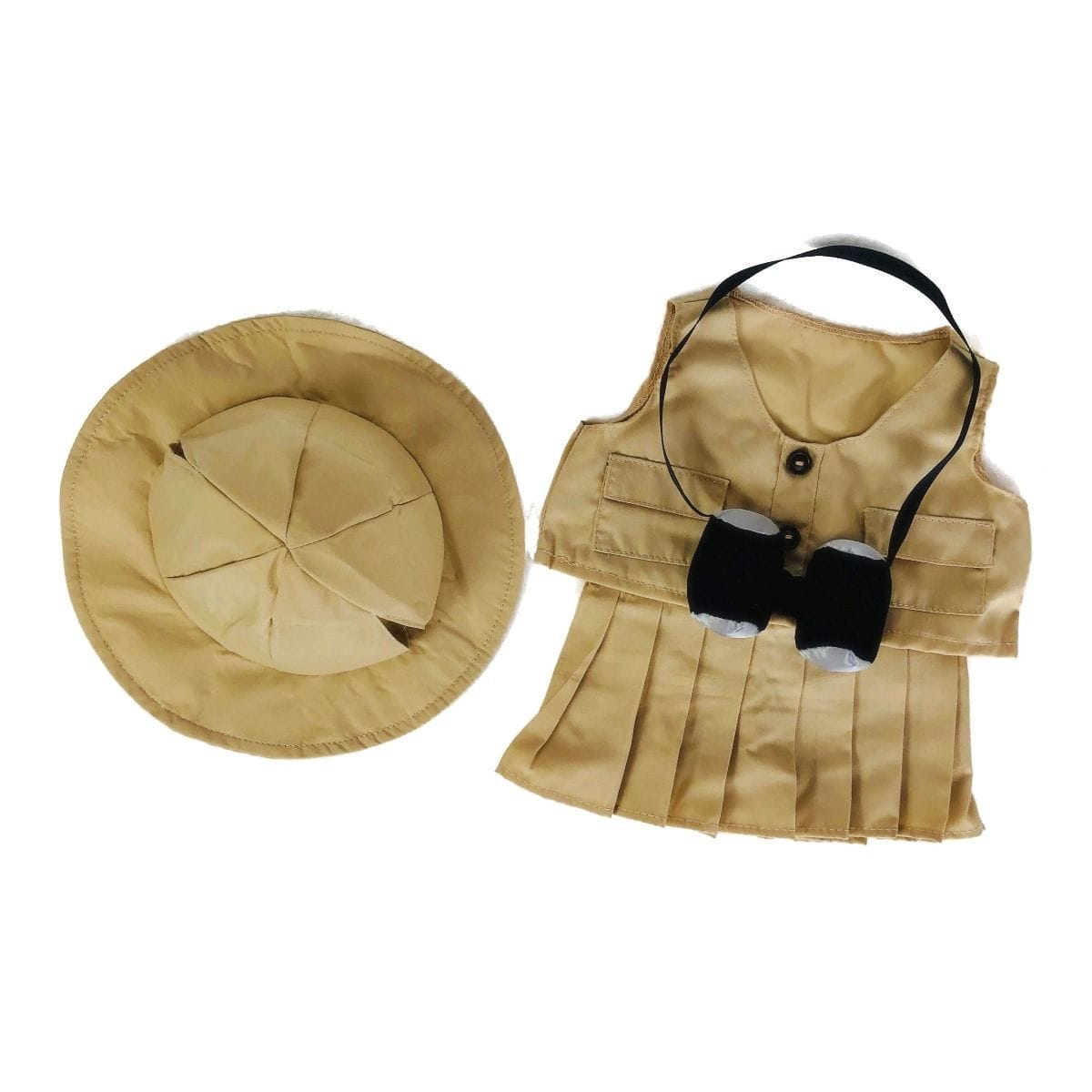 accessoire tenue de safari exploratrice pour peluche