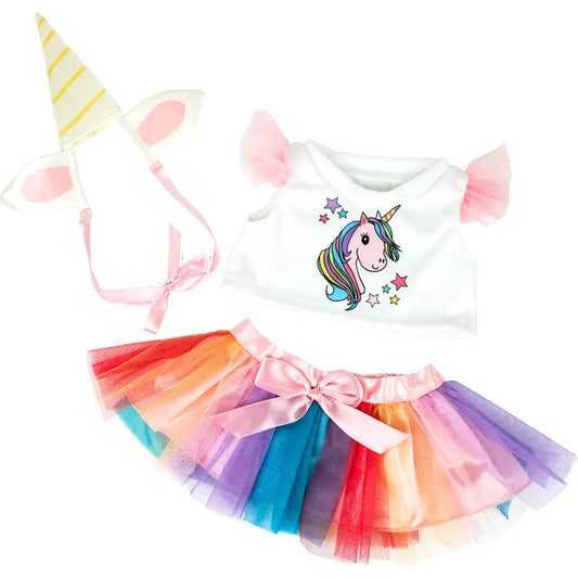 Tenue de licorne pour peluche 40cm