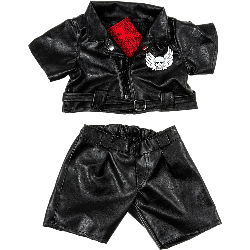 Tenue de Biker pour peluche