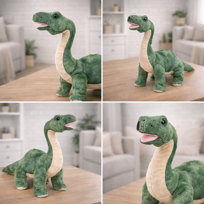 peluche brontosaure dinosaure personnalisée