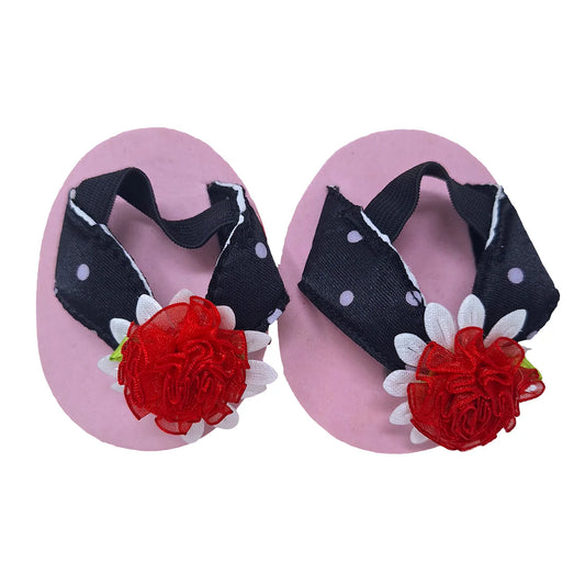 Chaussure Rose à fleur