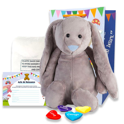 Coffret Peluche Lapin à créer et personnalisée