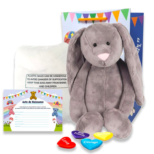 Peluche Lapin à créer et personnalisée