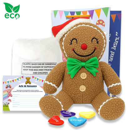 Coffret Peluche à Créer - Bonhomme en Pain d'Épices ECO