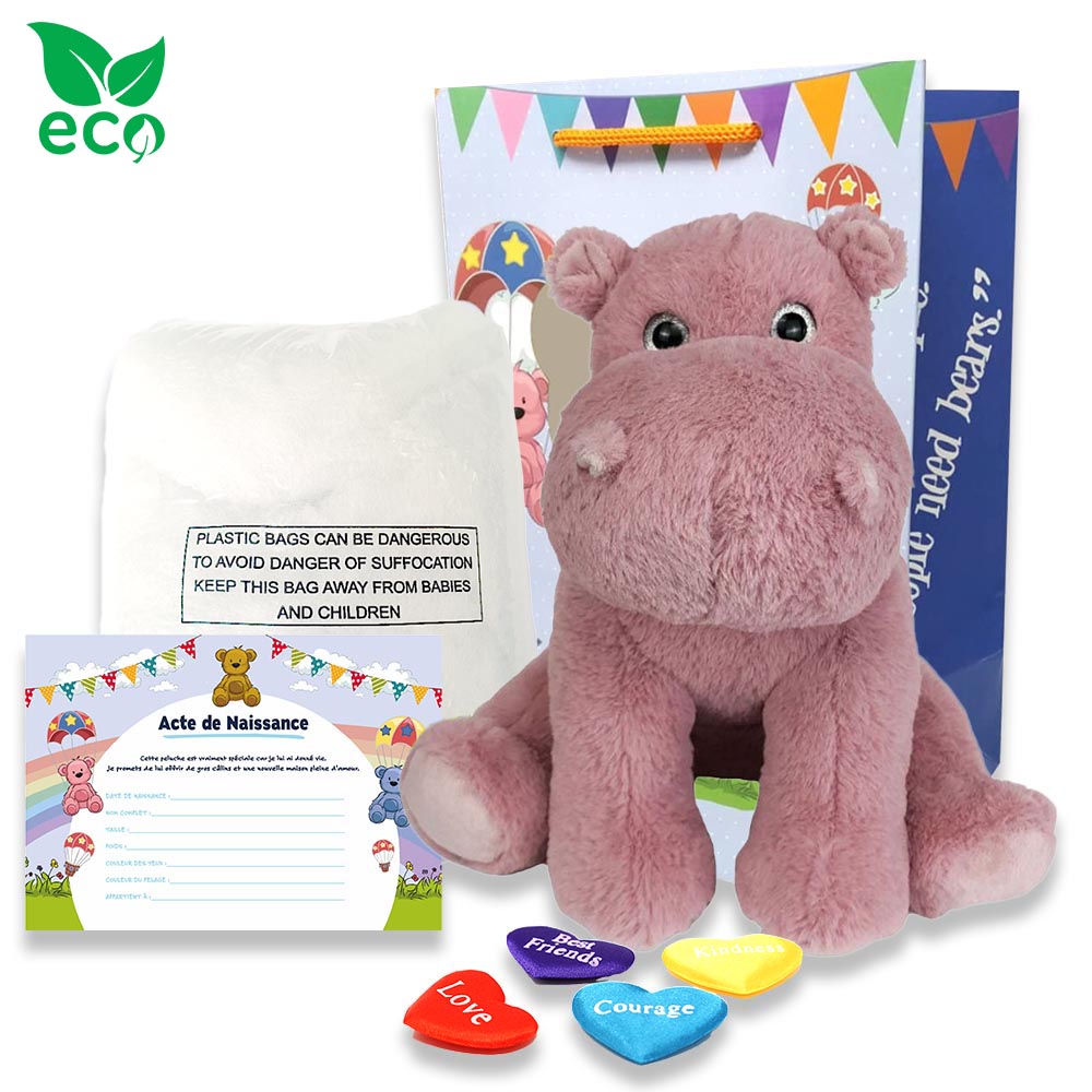peluche Hippopotame 40cm