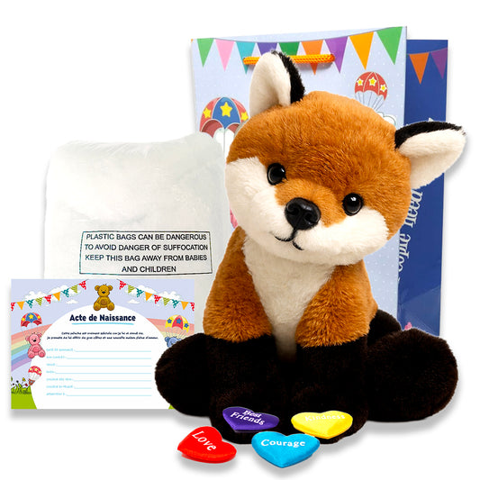 peluche renard personnalisée