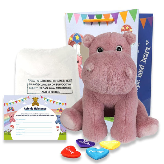 Coffret Peluche Hippopotame ECO
