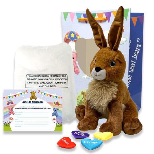 Coffret Peluche Lapin