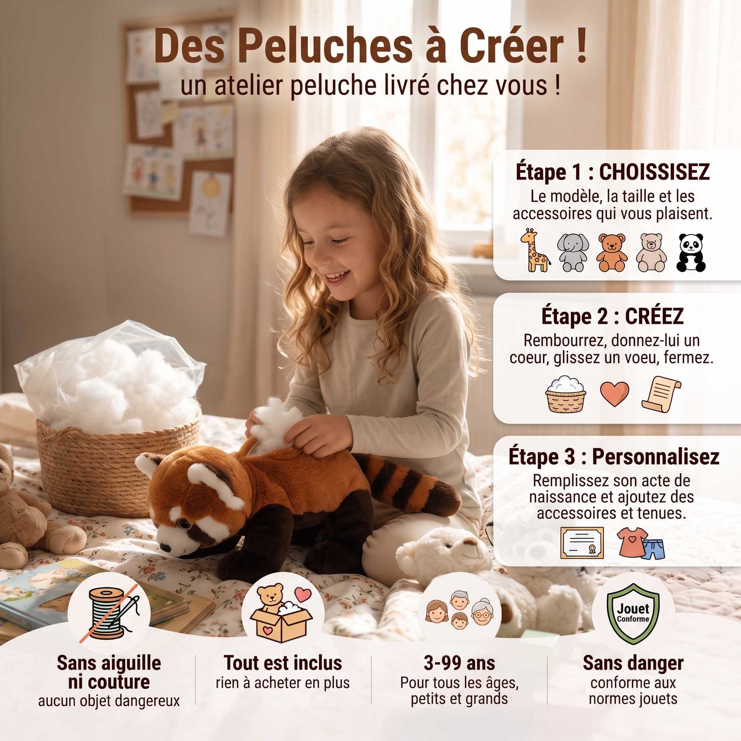 atelier création de peluche personnalisée