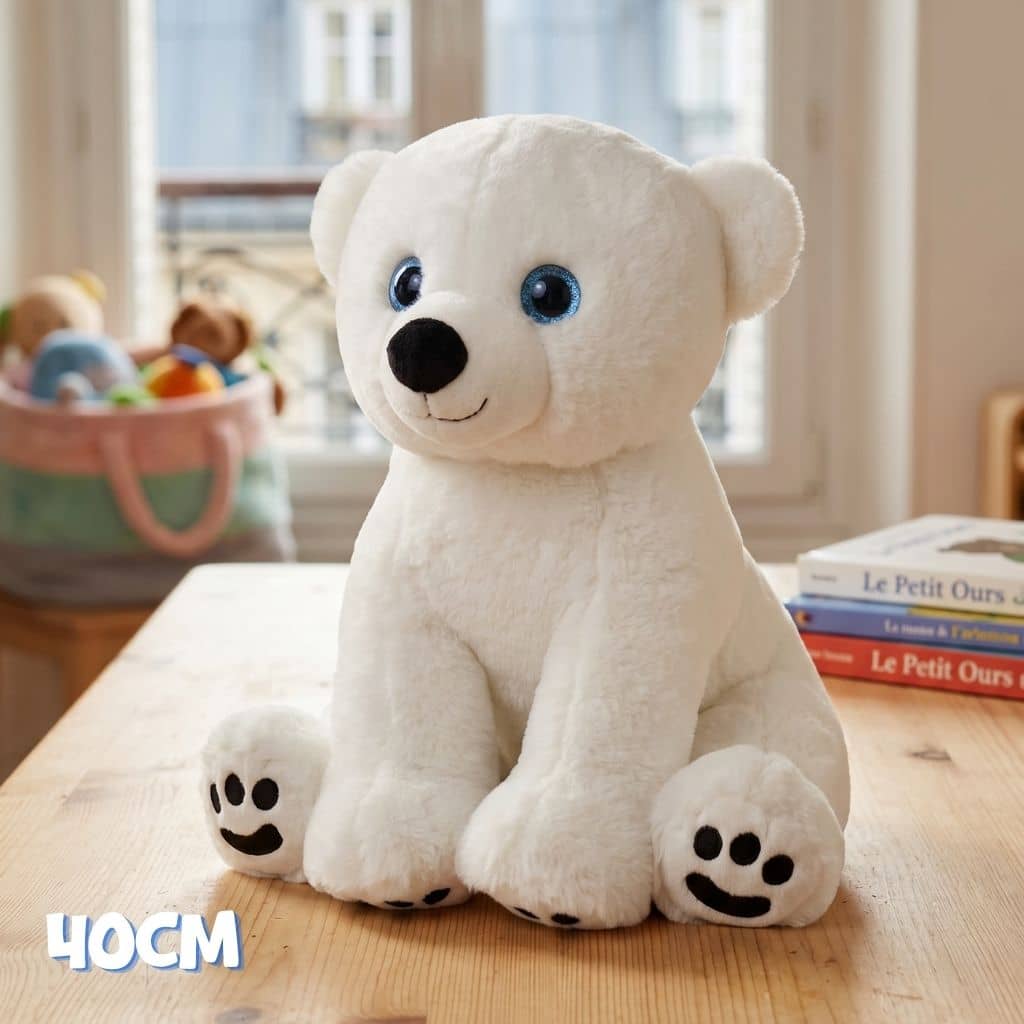 grande peluche ours polaire