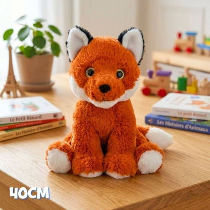 grande peluche renard roux 40cm