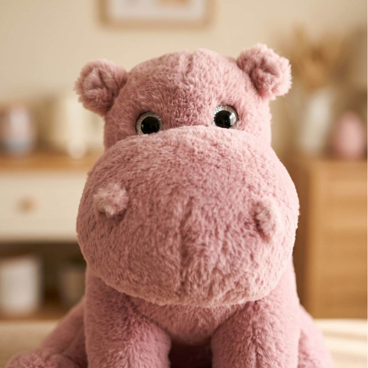 Doudou hippopotame en peluche