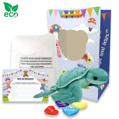 coffret pour créer sa peluche Tortue ECO - The Peluche Factory