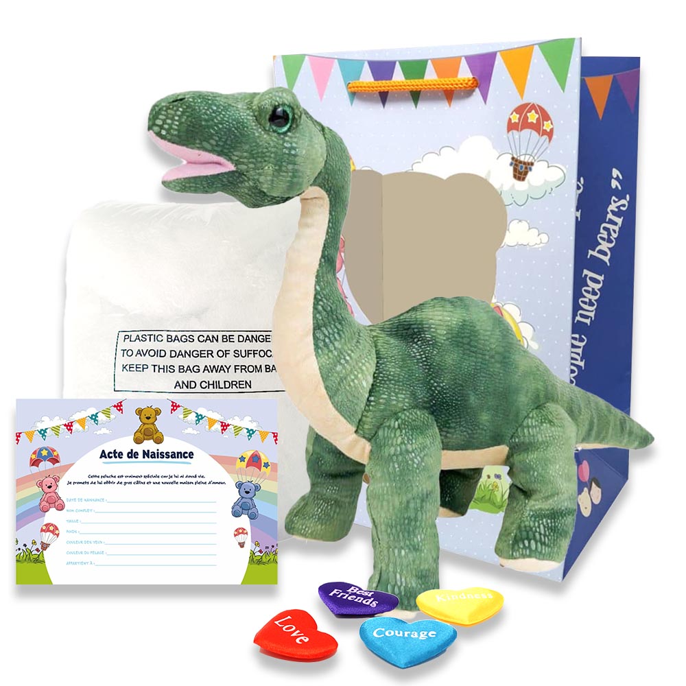 Coffret Peluche Brontosaure