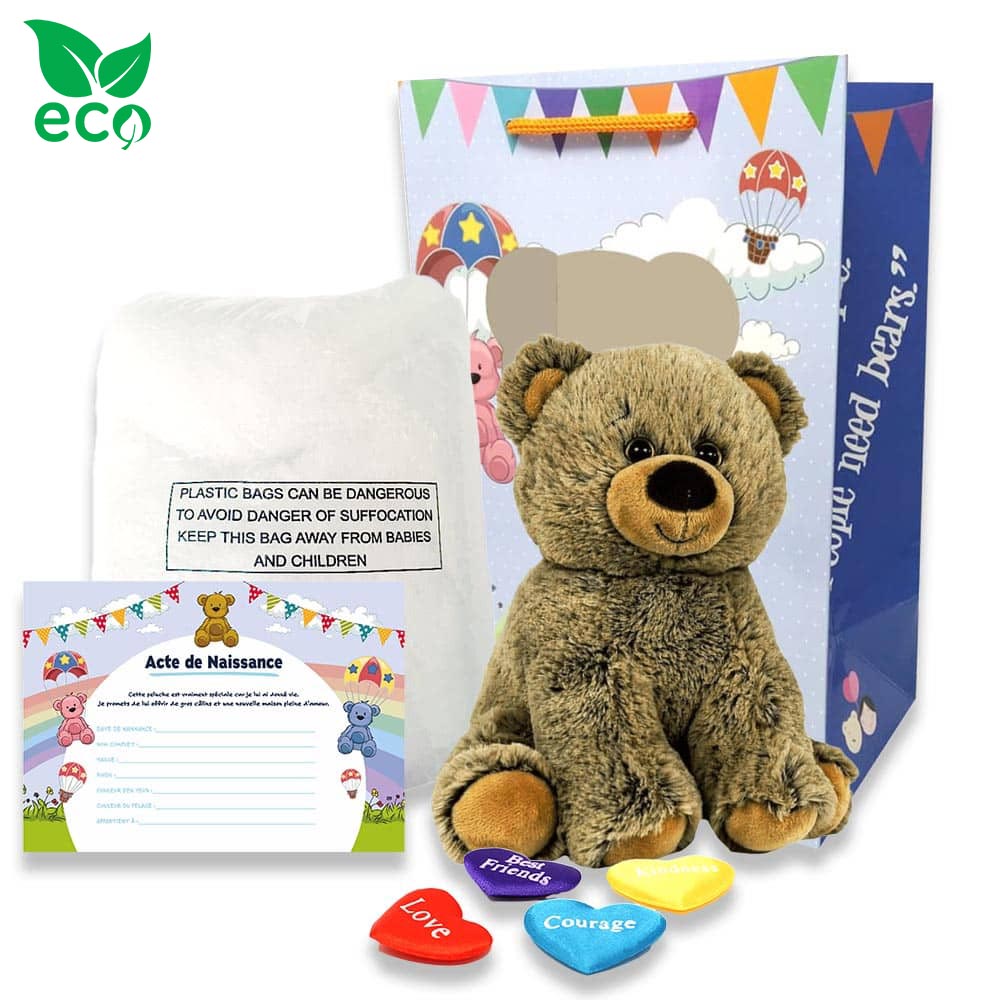 Coffret Peluche Grizzly ECO