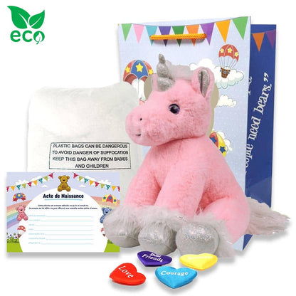 coffret pour créer sa grande peluche Licorne ECO - The Peluche Factory