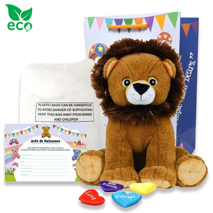 Coffret Peluche Lion ECO