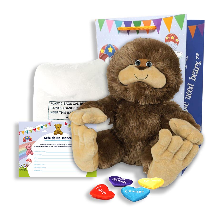 coffret pour créer sa peluche Monstre Mignon
