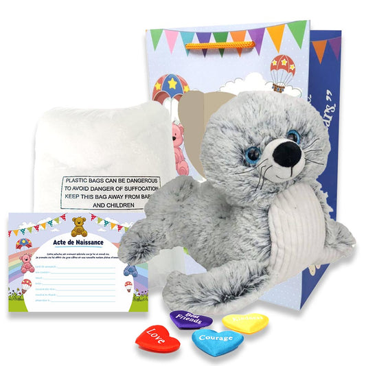 coffret pour créer sa peluche Otarie - The Peluche Factory