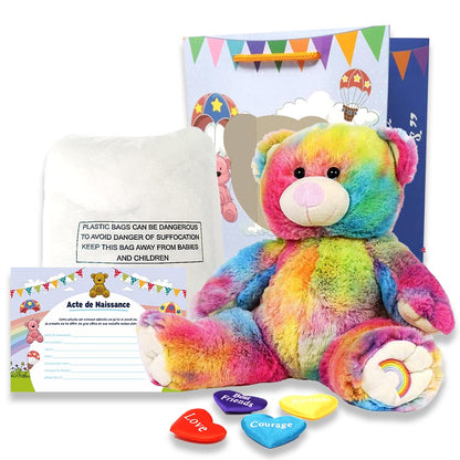 coffret pour créer sa grande peluche Ours Multicolore - The Peluche Factory