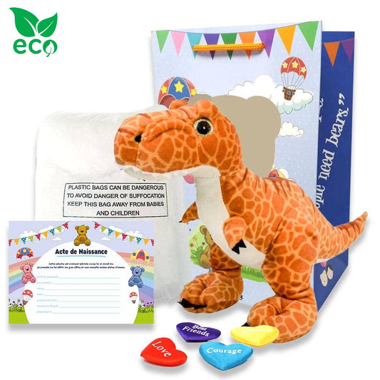 Coffret Peluche T-rex ECO