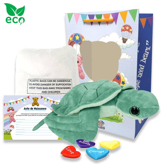 coffret pour créer sa peluche Tortue ECO - The Peluche Factory