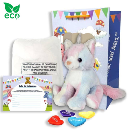 Coffret Peluche Chat Mystique ECO
