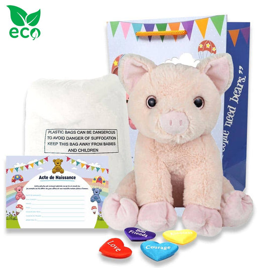 Coffret Peluche Cochon ECO