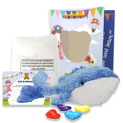 coffret pour créer sa peluche Baleine Bleue 