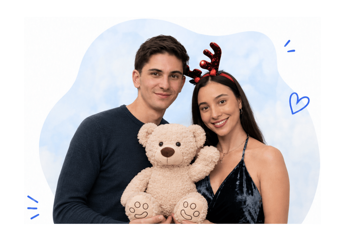 Geoffrey et Vanessa, les deux co-fondateurs de l'entreprise The Peluche Factory 