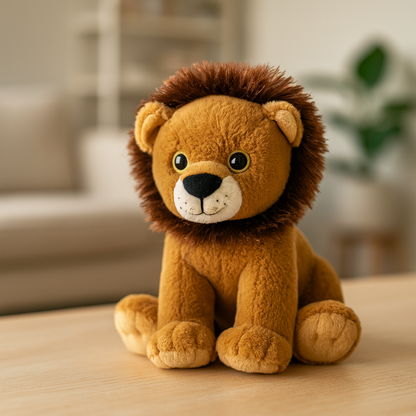 Coffret Peluche Lion ECO