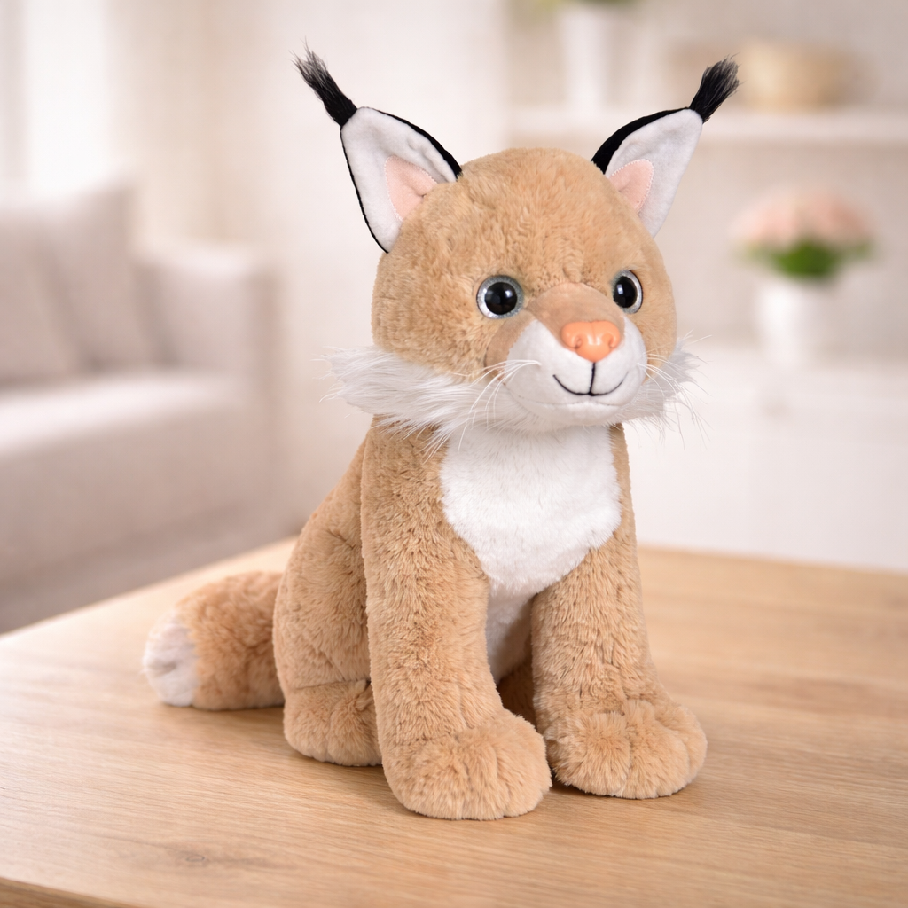 peluche lynx personnalisée