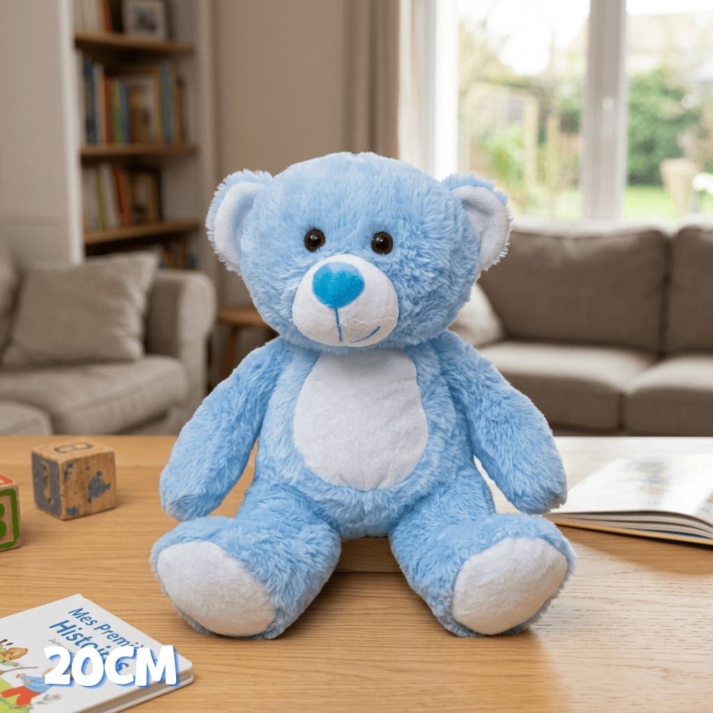 Nounours Bleau ECO 20 cm à Personnaliser.
