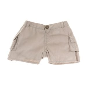 Un short cargo qui est un accessoire pour personnaliser sa peluche